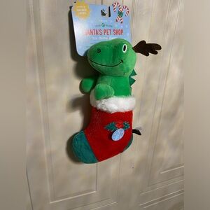 FRINGE Christmas Santa’s Pet Shop DINOSAUR Plush Squeaky Best Sticking Stuffer